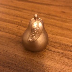 Gold Pear Placecard Holders (Set Of 6)